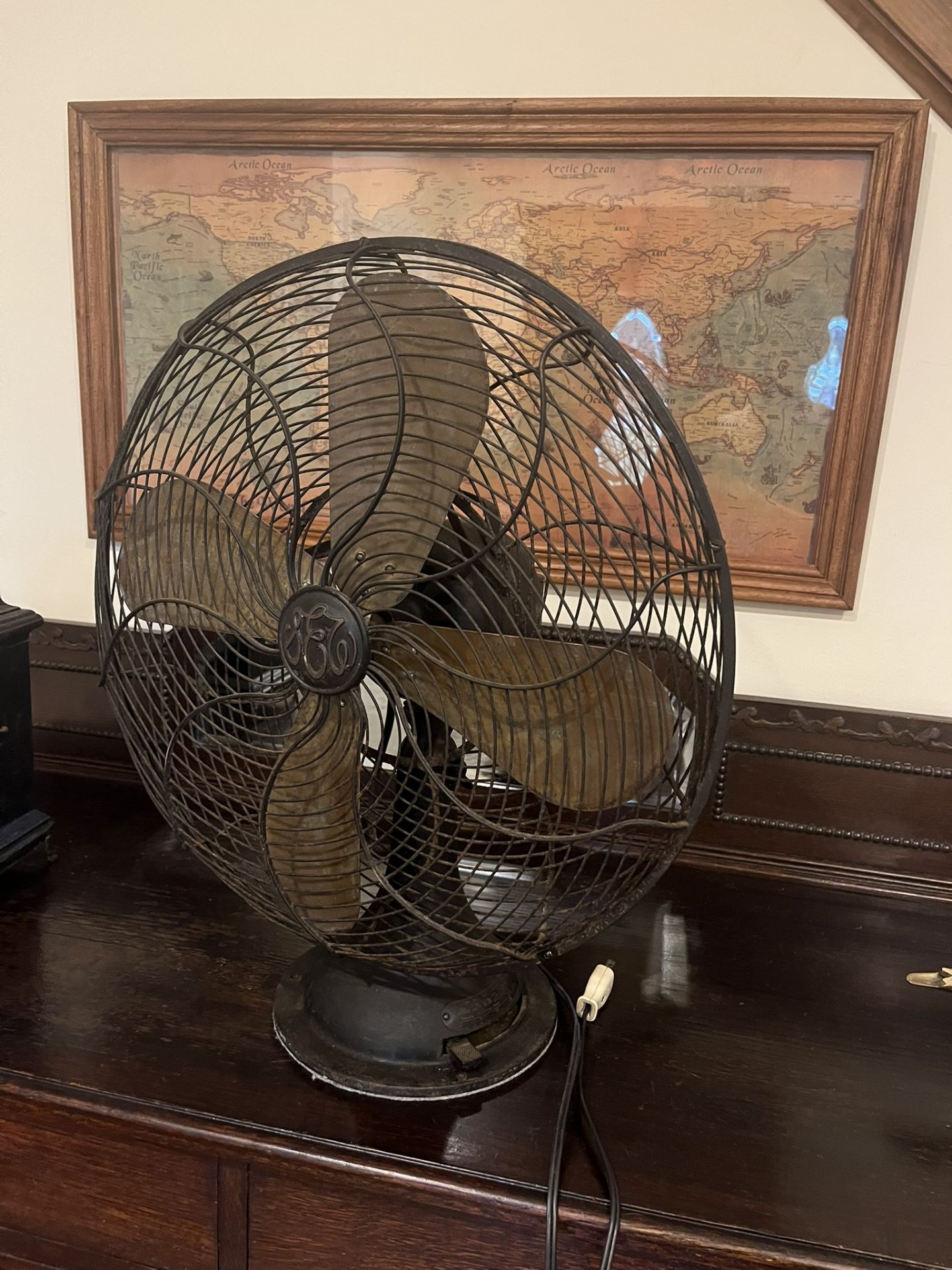 古い扇風機なおしました